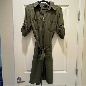 NY & Company Shirtdress | NWT | Olive Green size L